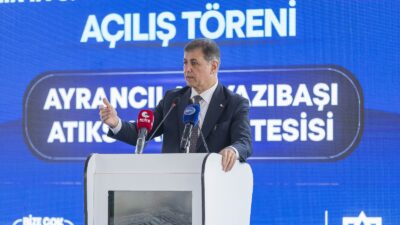 İzmir Büyükşehir Belediye Başkanı Cemil Tugay, Torbalı’daki Yazıbaşı Atıksu Tesisi