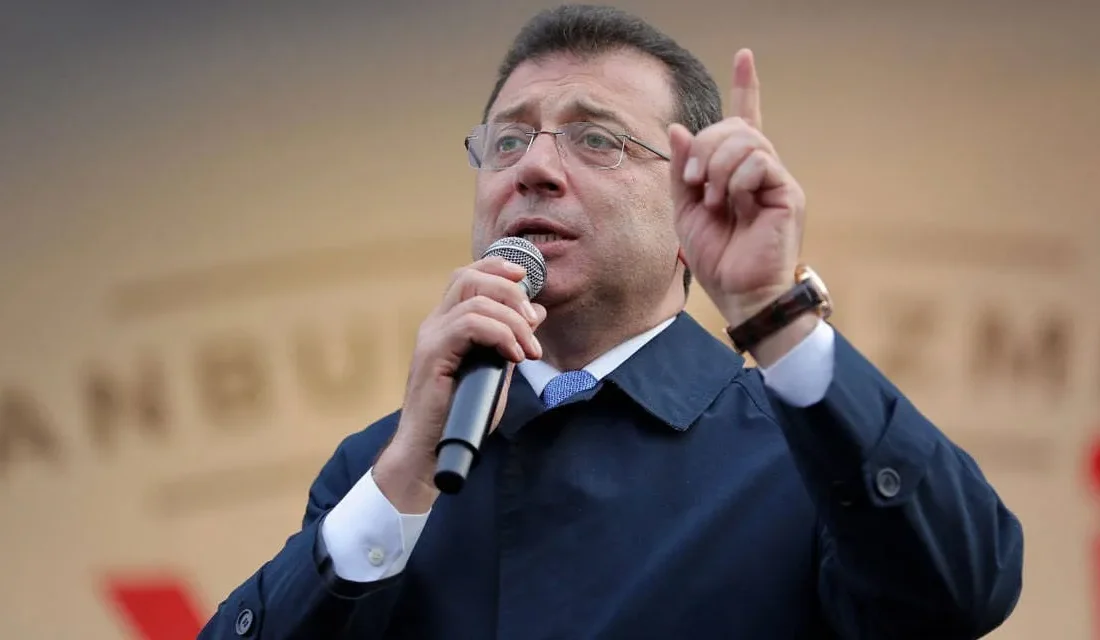 İstanbul Büyükşehir Belediye Başkanı ve CHP’nin Cumhurbaşkanı adayı Ekrem İmamoğlu,