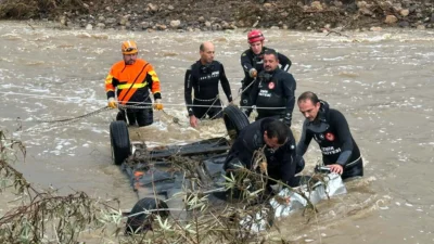 İzmir’in Foça ilçesinde dün etkili olan sağanak nedeniyle kaybolan 70