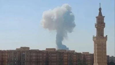Kahire’de büyük bir patlama yaşandı. Görgü tanıkları, patlamanın bir askeri