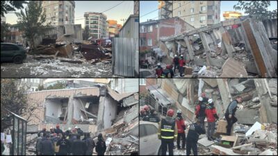 Kocaeli’nin Gebze ilçesi Mevlana Mahallesi Issıkgöl Caddesi’nde 6 katlı bir