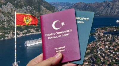 30 Ekim 2025 itibarıyla bordo pasaportlu Türk vatandaşları Karadağ’a vizesiz