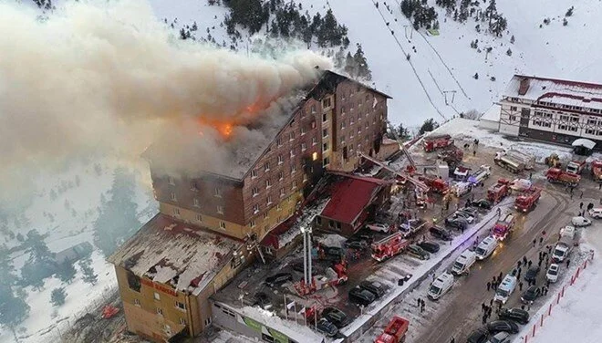 Kartalkaya faciasında 3. duruşma: Acılı aileler sanıklara tepki gösterdi Bolu Kartalkaya’daki otel yangınında hayatını kaybeden 78 kişi için yargı