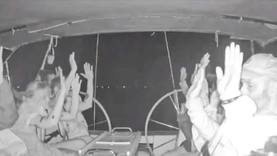 Gazze’ye insani yardım götürmek amacıyla yola çıkan Sumud Filosu’na ait