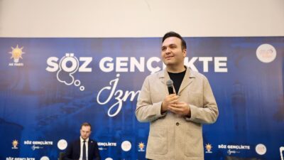 AK Parti Gençlik Kolları Genel Başkanı Yusuf İbiş, İzmir’de düzenlenen