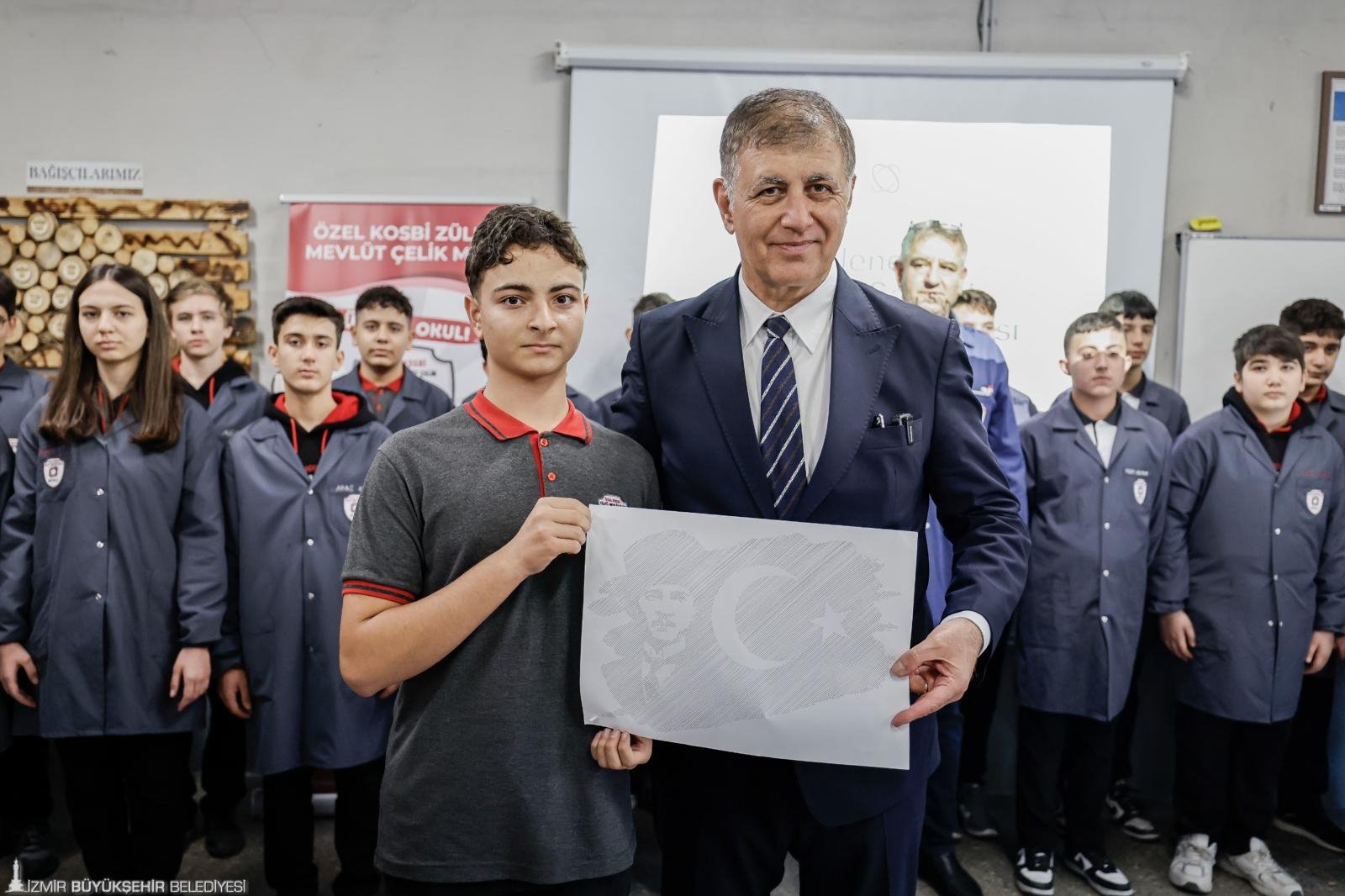 İzmir Büyükşehir Belediyesi ve KOSBİ, mesleki eğitim öğrencilerine yönelik iş