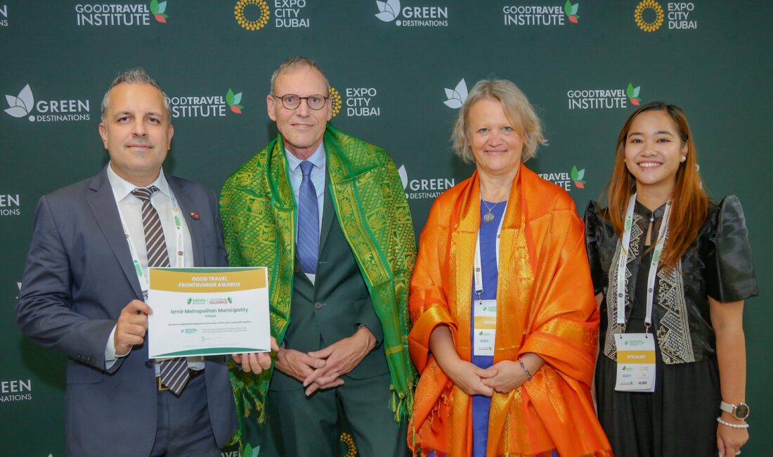 İzmir Büyükşehir Belediyesi, sürdürülebilir turizm alanında yaptığı çalışmalar neticesinde Green