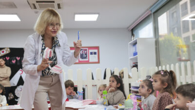 Buca Belediyesi, 4-6 yaş grubu çocuklara diş fırçalama ve ağız