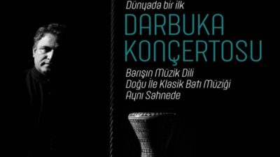 Doğu’nun ritimleri ile Batı’nın klasik müziğini buluşturan Hamdi Akatay, darbukayı