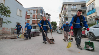 Buca Belediyesi, ilçedeki tüm mahallelerde köşe bucak temizlik çalışmalarını sürdürüyor.