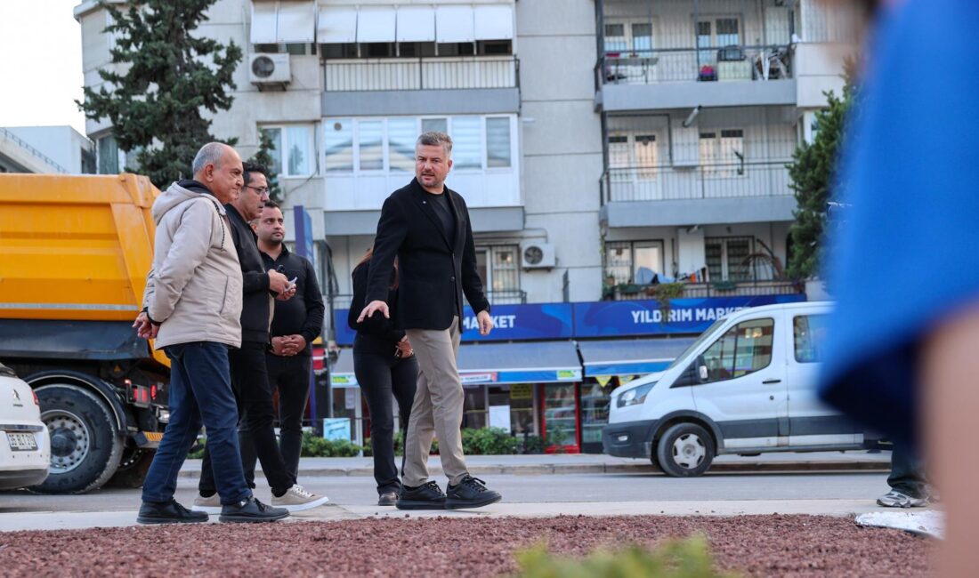 Buca Belediyesi, kuraklığa dayanıklı bitkilerle refüj ve parklarda yenilikçi peyzaj