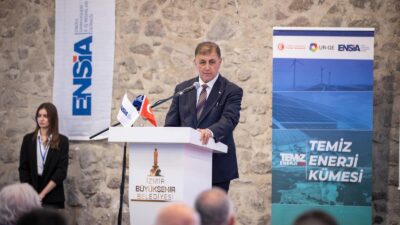 ENSİA’nın 5. Genel Kurulu’nda konuşan İzmir Büyükşehir Belediye Başkanı Cemil