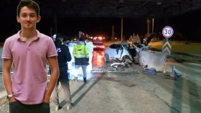 İstanbul'da aşırı hız yapan otomobilin otoyol gişelerine çarptığı kazada 27