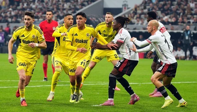 Beşiktaş’ın 2-0 öne geçtiği dev derbide Fenerbahçe mucizevi bir geri