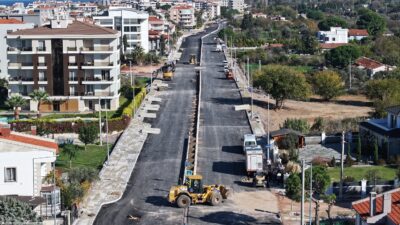 İzmir Büyükşehir Belediyesi’nin Güzelbahçe trafiğini rahatlatacak 75. Yıl Cumhuriyet Bulvarı