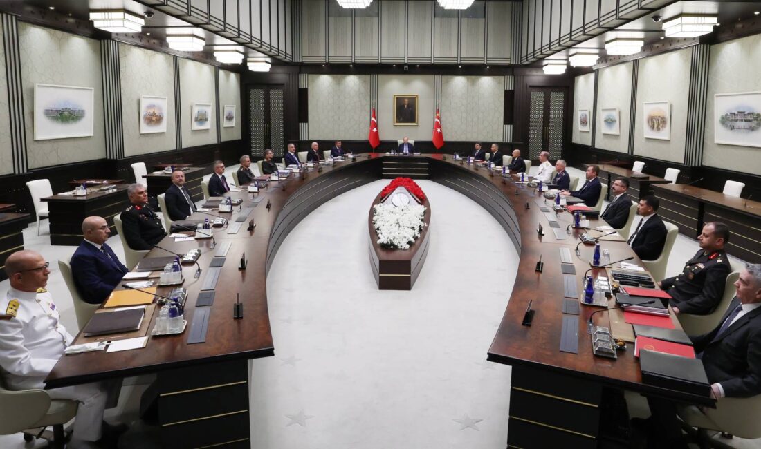Milli Güvenlik Kurulu, Cumhurbaşkanı Erdoğan başkanlığında Beştepe’de toplandı. Toplantıda PKK’nın