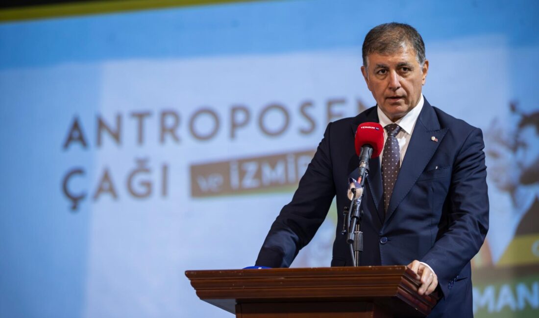 Cemil Tugay: ”Sistem değişmeden dünya değişmez” İzmir Büyükşehir Belediye Başkanı Dr. Cemil Tugay, “Antroposen Çağı ve