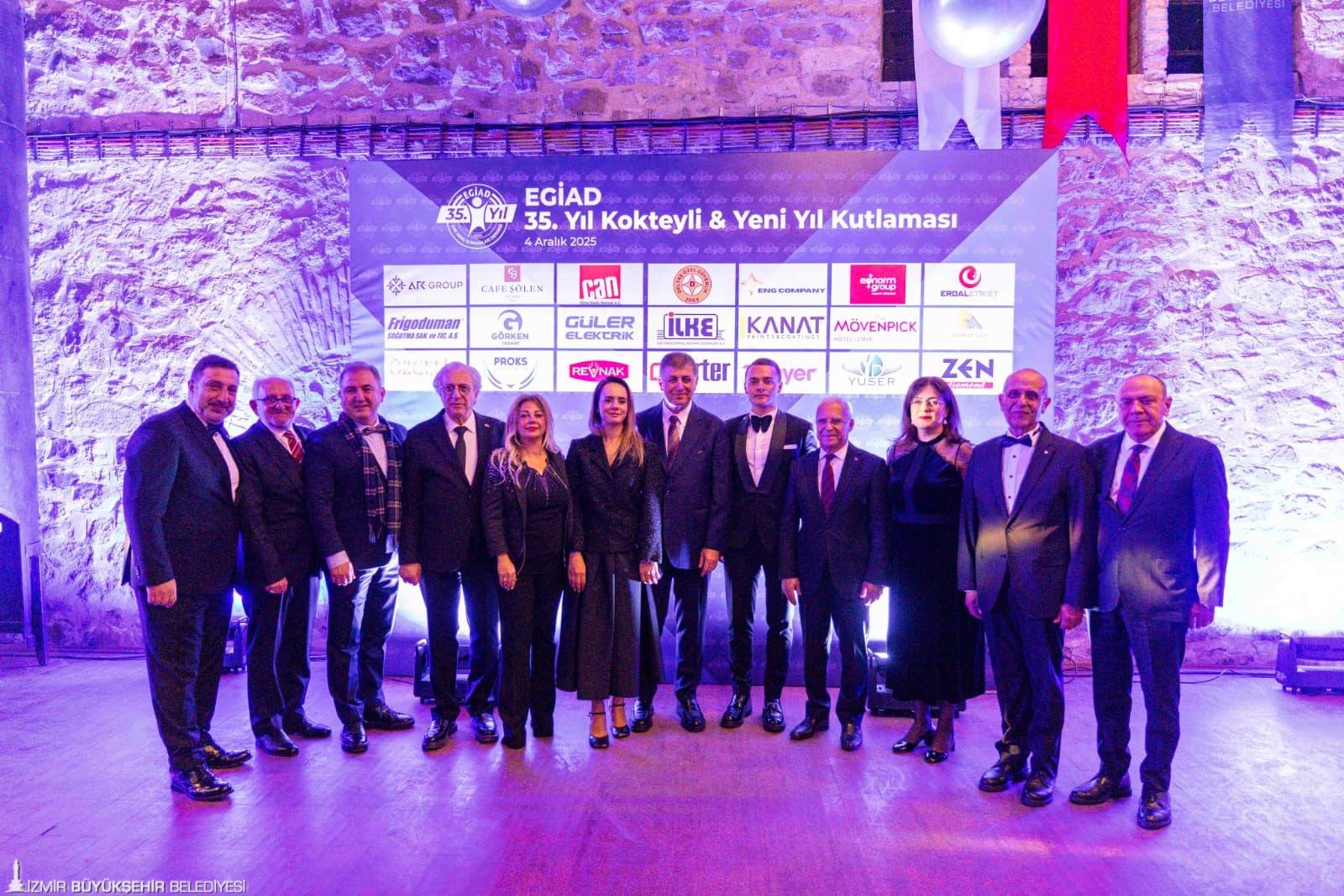 EGİAD’ın 35. yıl gecesinde konuşan Tugay, “İzmir’i geleceğe birlikte taşıyacağız.