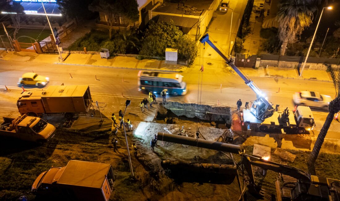 Narlıdere ve Güzelbahçe'yi etkileyen ana hat arızası çözüldü; ekiplerin yoğun