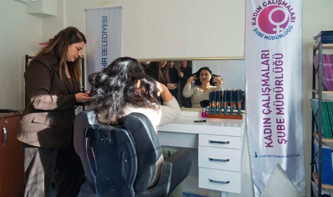 İzmir Büyükşehir Belediyesi, kadınlara hem kişisel bakım hem de hak