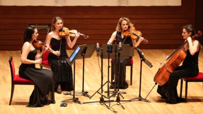 AASSM’de Türk bestecileri gecesi: Nemeth Quartet ayakta alkışlandı Nemeth Quartet, Fazıl Say’ın da aralarında bulunduğu Türk bestecilerinin eserlerini