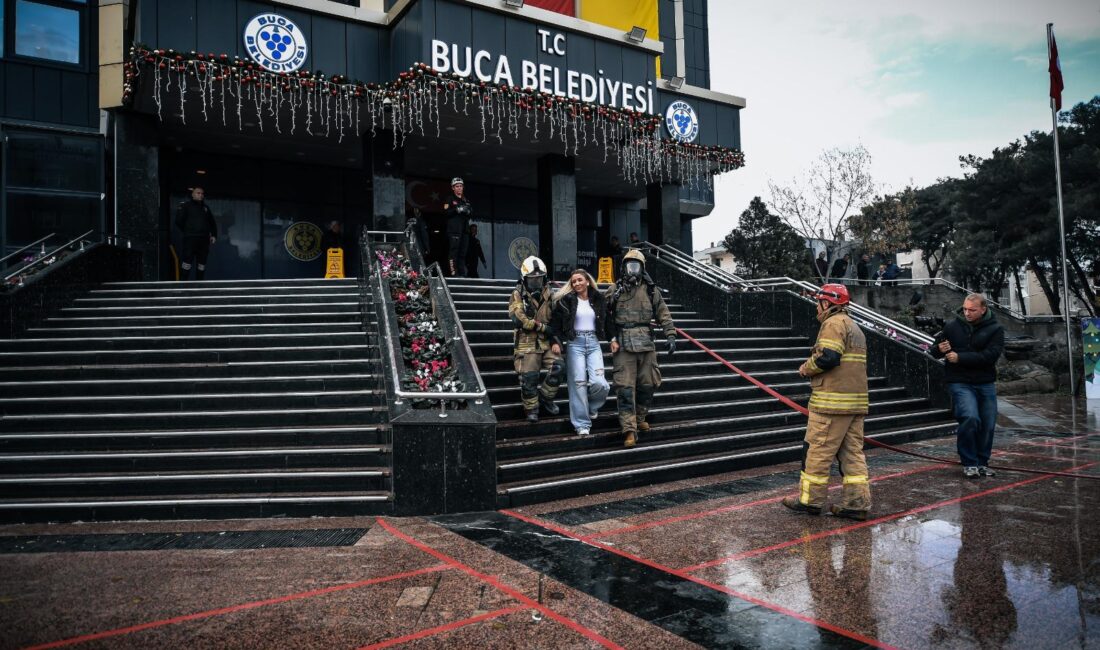 İzmir Büyükşehir Belediyesi İtfaiye Dairesi Başkanlığı ve BUCAKUT ekipleri Buca