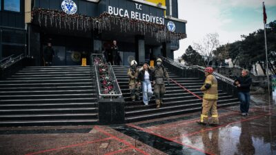 İzmir Büyükşehir Belediyesi İtfaiye Dairesi Başkanlığı ve BUCAKUT ekipleri Buca
