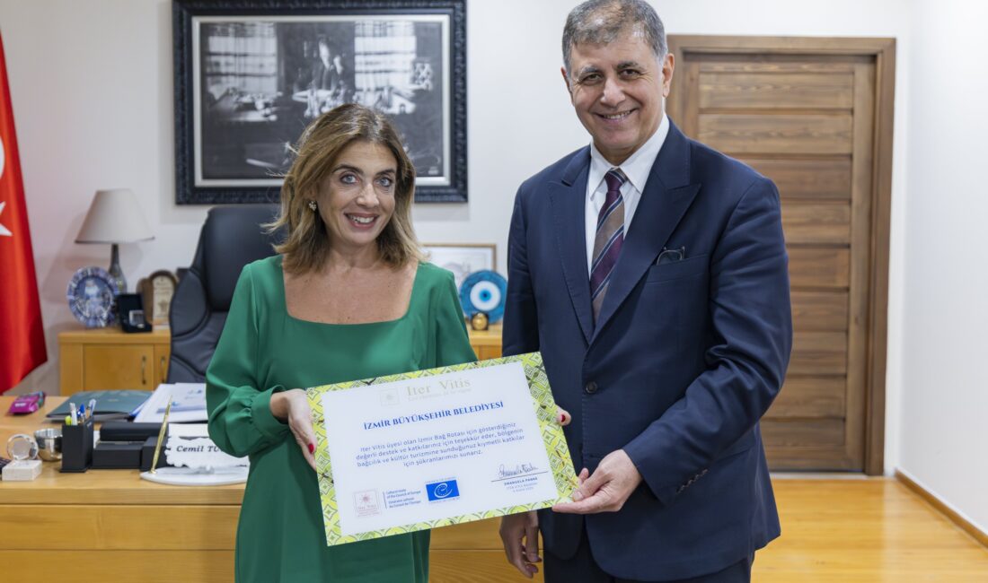 Avrupa Konseyi’nden alınan Iter Vitis üyelik sertifikasıyla kent, kültür ve