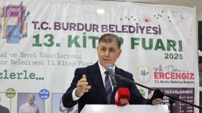 13. Burdur Kitap Fuarı’nın açılışında konuşan Başkan Tugay, yazının ve