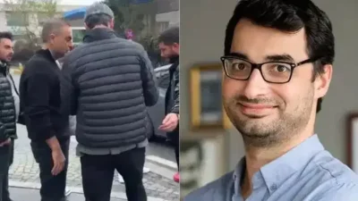 Cumhuriyet gazetesi yazarı ve araştırmacı gazeteci Barış Terkoğlu, jandarma ekipleri