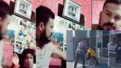 Sosyal medyadaki canlı yayında kadına bağırıp fiziksel şiddet uygulayan B.S.