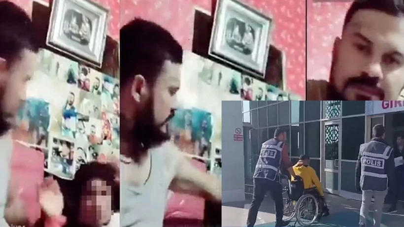 Sosyal medyadaki canlı yayında kadına bağırıp fiziksel şiddet uygulayan B.S.