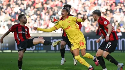 Trendyol Süper Lig’in 16. haftasında Göztepe, deplasmanda Gaziantep FK’yı 1-0