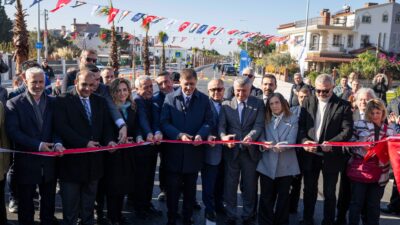 İzmir Büyükşehir Belediyesi tarafından 87 milyon lira maliyetle Güzelbahçe’nin ulaşım