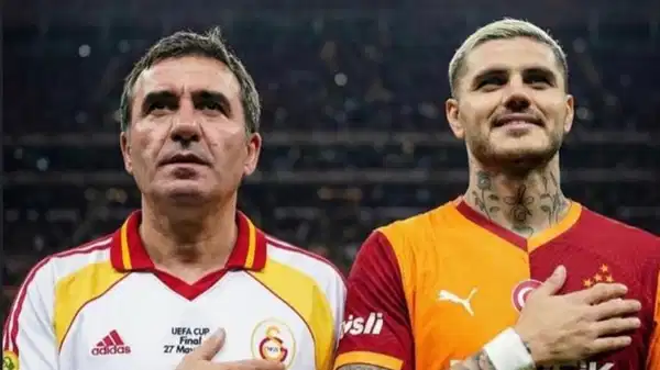 Galatasaray sahasında Kasımpaşa'yı 3-0 mağlup ederken gecenin golcüsü Icardi, Hagi'nin