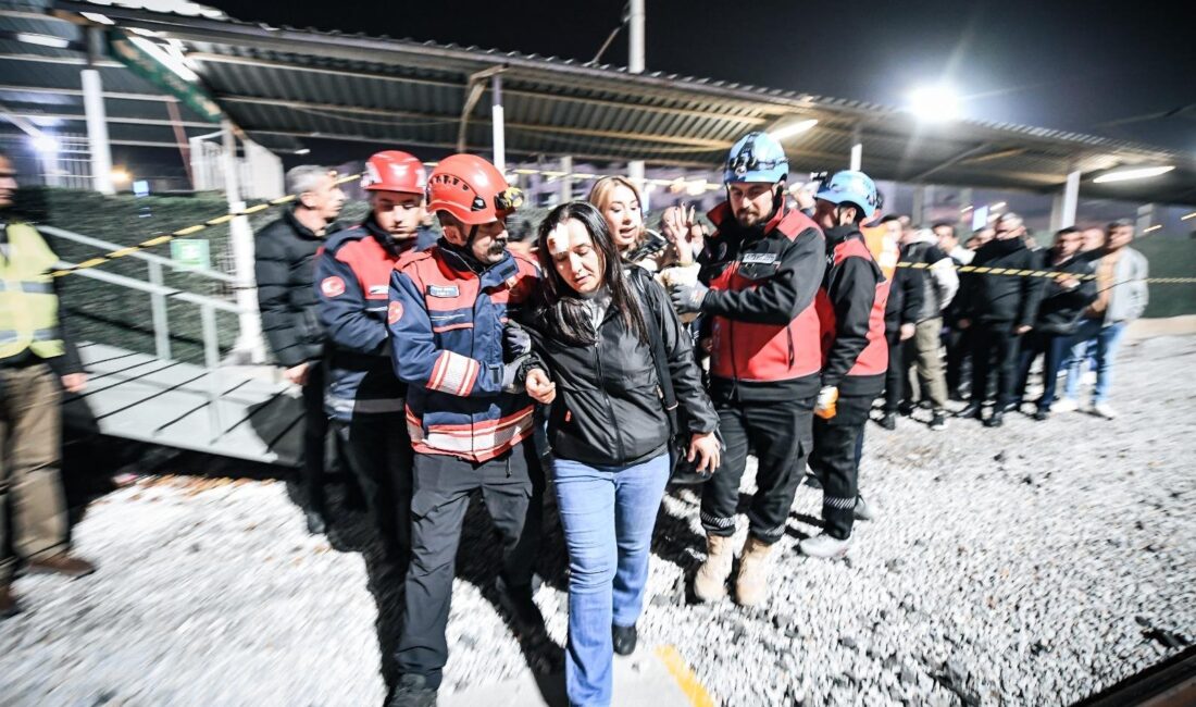 Olası bir depremde raylı sistemlerde yaşanabilecek acil durumlara hazırlık amacıyla