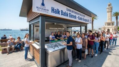 Başkan Cemil Tugay duyurdu: İzmir'in merkezi noktalarına balık ekmek büfeleri