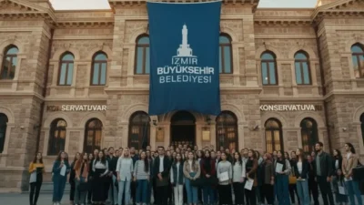İzmir Büyükşehir Belediye Başkanı Dr. Cemil Tugay, gençlere ücretsiz hizmet