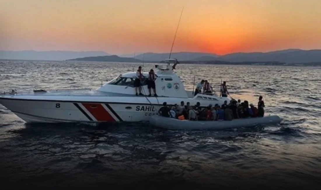 İzmir Sahil Güvenlik Komutanlığı ekipleri, yasa dışı geçişlere karşı yürüttüğü