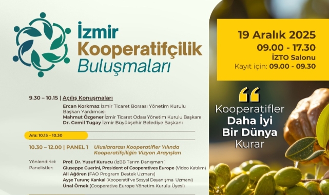 İzmir Büyükşehir Belediyesi, Dünya Kooperatifçilik Günü öncesinde “Kooperatifler Daha İyi
