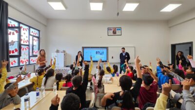 İzmir Metro AŞ Gazi Osman Paşa İlkokulu’ndaki 320 öğrenciye metro