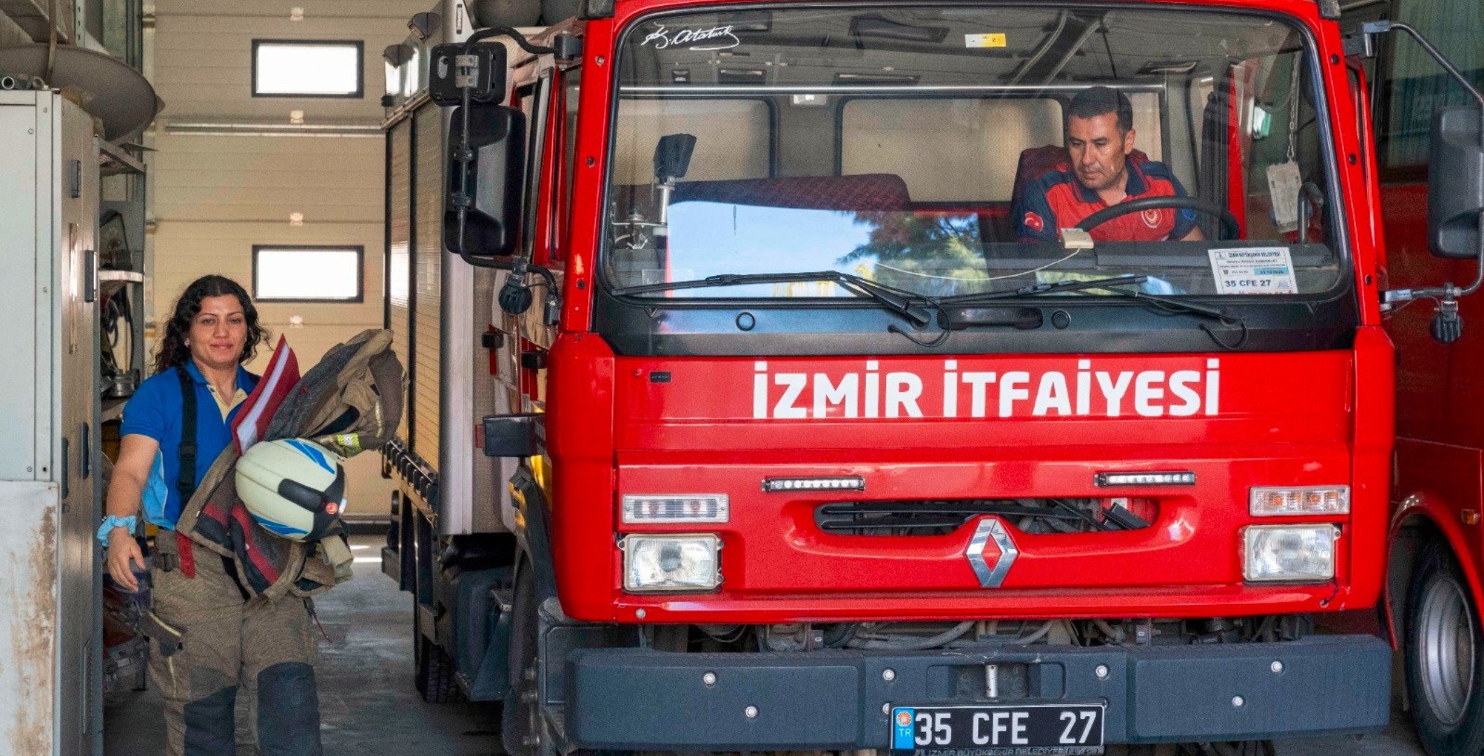 İzmir İtfaiyesi, çevreye duyarlı çalışmalarıyla Boğaziçi Üniversitesi tarafından “Geleceğe Nefes