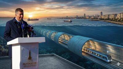 İzmir Büyükşehir Belediye Başkanı Dr. Cemil Tugay, kentin ulaşım haritasını