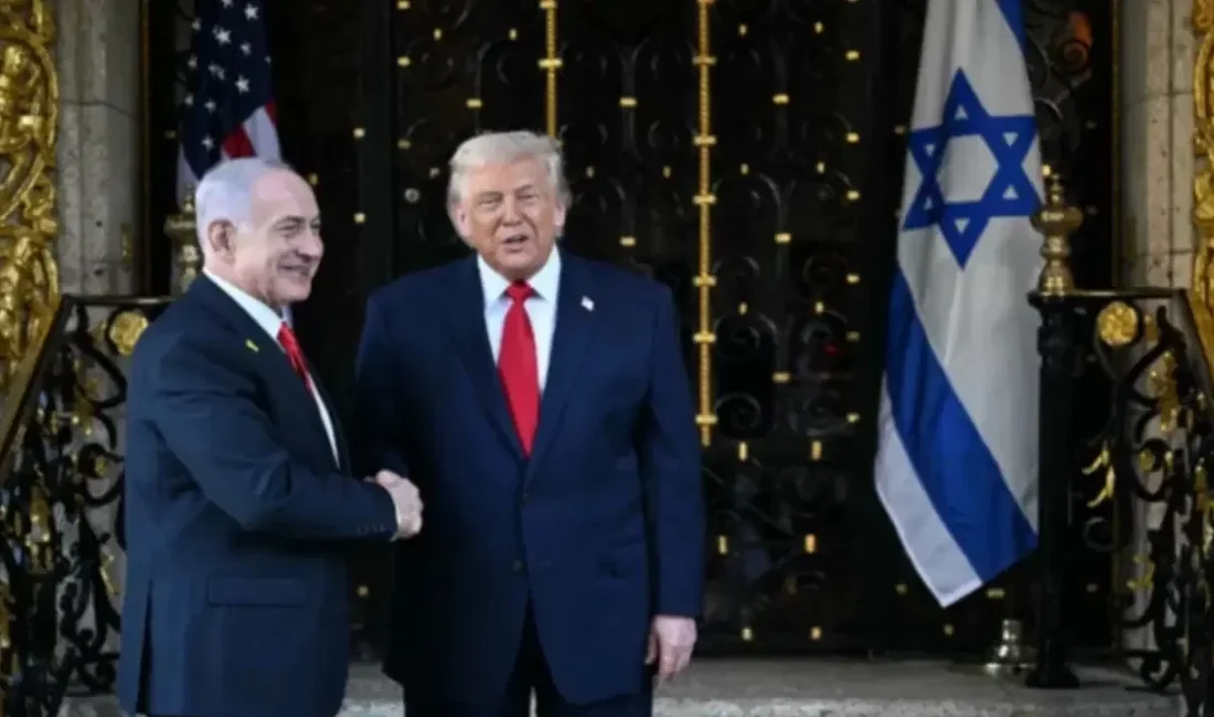 ABD Başkanı Donald Trump, İsrail Başbakanı Binyamin Netanyahu ile Florida’daki