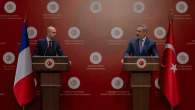 Dışişleri Bakanı Hakan Fidan ve Fransız mevkidaşı Jean-Noel Barrot, Ankara’da