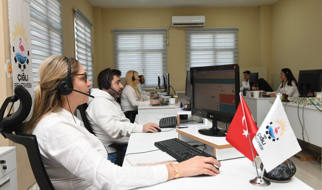 Çiğli Belediyesi, çağrı merkez, sosyal medya kanalları, WhatsApp şikayet hattı,