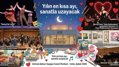 Ahmed Adnan Saygun Sanat Merkezi (AASSM), şubat ayı boyunca müzikten