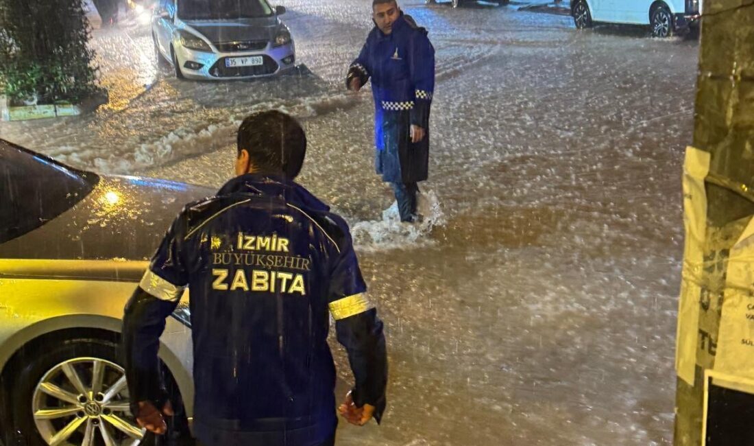 Gece boyunca metrekareye Buca'da 80 kg, Konak'ta ise 63 kg