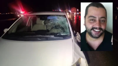 İzmir Ödemiş’te akşam saatlerinde meydana gelen kazada, yolun karşısına geçmeye