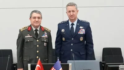Genelkurmay Başkanı Orgeneral Selçuk Bayraktaroğlu, ABD Genelkurmay Başkanı Orgeneral J.